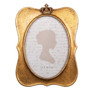 Rama foto "Golden Frame" 17x2x22 cm / 13x18 cm auriu, Clayre&Eef