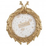 Rama foto "Golden Union" 17x3x21 cm / Ø 13 cm, Clayre&Eef