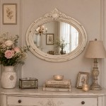 Oglinda decorativa vintage Aurora,  61x5x53 cm