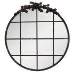 Oglinda vintage "Noir Fleur" 76x5x81 cm, Clayre & Eef Oglinda vintage "Noir Fleur" 76x5x81 cm, Clayre & Eef