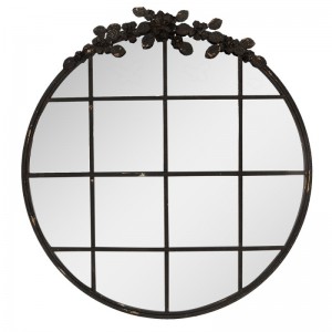 Oglinda vintage "Noir Fleur" 76x5x81 cm, Clayre & Eef