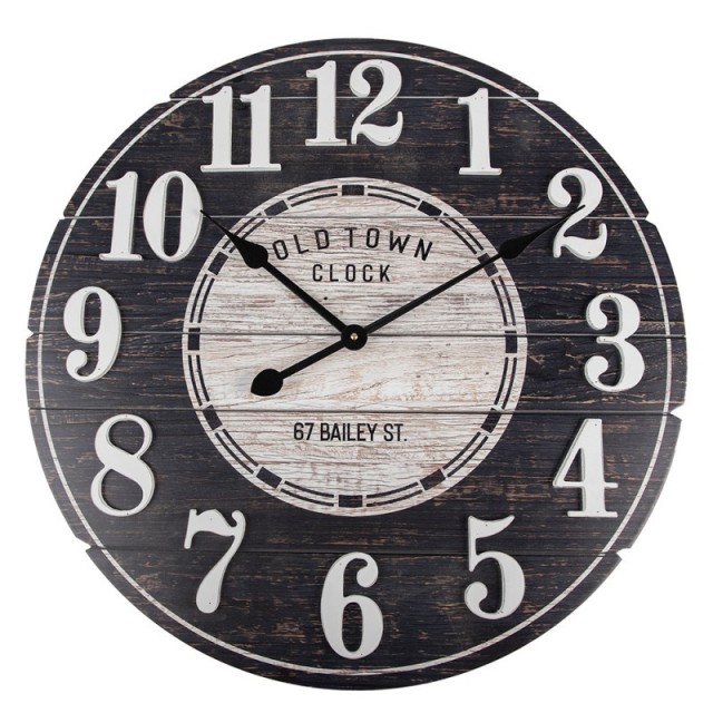 Ceas "67 Bailey Street" Ø 59x5 cm, Clayre&Eef Ceas "67 Bailey Street" Ø 59x5 cm, Clayre&Eef