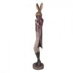 Decoratiune "Elegant Mister Rabbit" 16x14x75 cm, Clayre&Eef