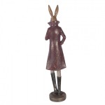 Decoratiune "Elegant Mister Rabbit" 16x14x75 cm, Clayre&Eef
