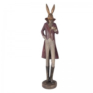 Decoratiune "Elegant Mister Rabbit" 16x14x75 cm, Clayre&Eef
