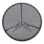Set bistro din metal gri – masa Ø 60 cm si 2 scaune 50x40x93 cm Set bistro din metal gri – masa Ø 60 cm si 2 scaune 50x40x93 cm