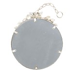 Oglinda decorativa cu rama metalica florala 38 x 44 cm Oglinda decorativa cu rama metalica florala 38 x 44 cm