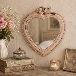 Oglinda decorativa "Pink Angels" 30x5x34 cm, Clayre & Eef