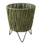 Vas decorativ pentru plante Ø 11*18 cm, Clayre & Eef