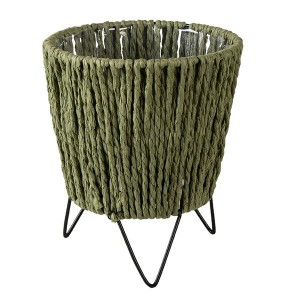 Vas decorativ pentru plante Ø 11*18 cm, Clayre & Eef