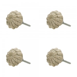 Set 4 manere pentru usile de dulap Ø 4x3 cm, Clayre & Eef