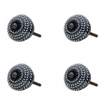 Set 4 manere pentru usile de dulap Ø 4x3 cm, Clayre & Eef