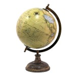 Decoratiune Glob geografic "Travel With Me" 22x22x37 cm, Clayre&Eef