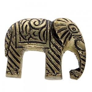 Maner pentru usile de dulap "Elephant" 4x3x3 cm / S3 cm, Clayre & Eef