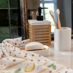 Suport periuta de dinti 7x7x10 cm, Clayre & Eef