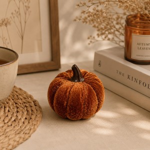 Decoratiune "Brown Pumpkin" Ø 10 cm, Clayre&Eef