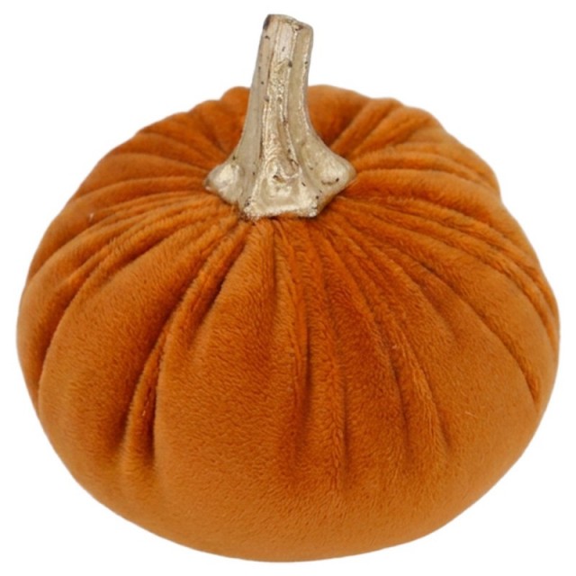 Decoratiune "Orange Pumpkin" Ø 9x8 cm, Clayre&Eef Decoratiune "Orange Pumpkin" Ø 9x8 cm, Clayre&Eef