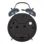 Ceas cu alarma Antique Blue 9x5x13 cm / 1xAA, Clayre&Eef