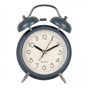 Ceas cu alarma Antique Blue 9x5x13 cm / 1xAA, Clayre&Eef