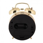 Ceas cu alarma Antique Gold 10x6x14 cm / 1xAA, Clayre&Eef