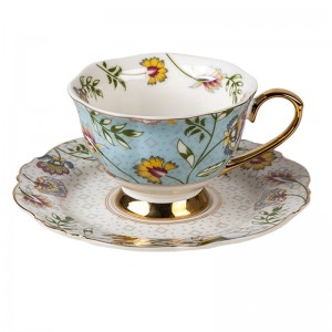Ceasca cu farfurie "Tea Blossom" 200ml, Clayre & Eef