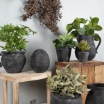 Ghiveci ceramic pentru flori "Concrete Chic" 20x16x14 cm, Clayre & Eef