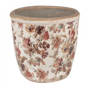 Ghiveci ceramic decorativ pentru flori Ø 14x13cm, Clayre&Eef