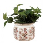 Ghiveci ceramic decorativ pentru flori Ø 20x15 cm, Clayre&Eef