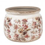Ghiveci ceramic decorativ pentru flori Ø 20x15 cm, Clayre&Eef