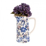 Carafa decorativa "Blue Flowers" 21x14x26 cm, Clayre & Eef