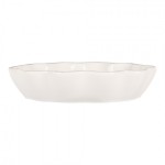 Savoniera "Classic White" 15x10x3 cm, Clayre & Eef 