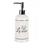 Dispenser sapun lichid "Le Bain" Ø 9x20 cm / 350 ml, Clayre & Eef 