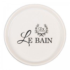 Savoniera "Le Bain" Ø 12x3 cm, Clayre & Eef 