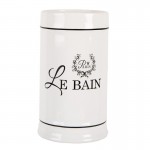 Suport periuta de dinti "Le Bain" Ø 8x13 cm, Clayre & Eef Suport periuta de dinti "Le Bain" Ø 8x13 cm, Clayre & Eef