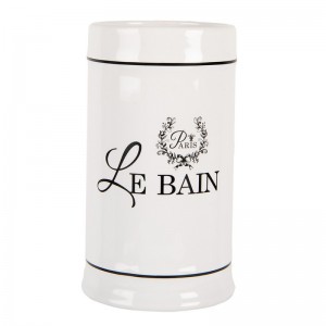 Suport periuta de dinti "Le Bain" Ø 8x13 cm, Clayre & Eef