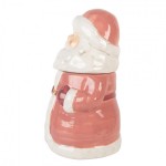 Borcan cu capac "Santa" Ø 15x26 cm, Clayre & Eef Borcan cu capac "Santa" Ø 15x26 cm, Clayre & Eef