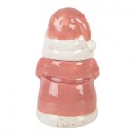 Borcan cu capac "Santa" Ø 15x26 cm, Clayre & Eef Borcan cu capac "Santa" Ø 15x26 cm, Clayre & Eef