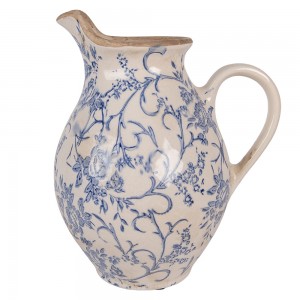 Carafa decorativa "Blue Floral" 21x16x24 cm, Clayre & Eef
