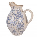 Carafa decorativa "Blue Floral" 21x16x24 cm, Clayre & Eef
