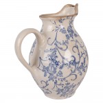 Carafa decorativa "Blue Floral" 21x16x24 cm, Clayre & Eef