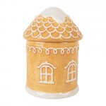 Borcan cu capac "Gingerbread" Ø 13x17 cm, Clayre & Eef Borcan cu capac "Gingerbread" Ø 13x17 cm, Clayre & Eef