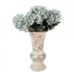 Vaza decorativa "Vintage Petal" Ø 13x26 cm, Clayre & Eef Vaza decorativa "Vintage Petal" Ø 13x26 cm, Clayre & Eef