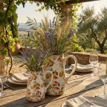 Carafa decorativa "Garden Blossom" 17x12x18 cm, Clayre & Eef