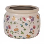 Ghiveci ceramic decorativ pentru flori Ø 20x15 cm, Clayre&Eef