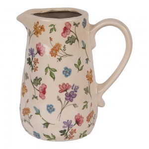 Carafa decorativa "Colorful Flowers" 16x12x18cm, Clayre&Eef