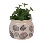 Ghiveci ceramic "Grey Pumpkins" Ø 12x10 cm, Clayre & Eef