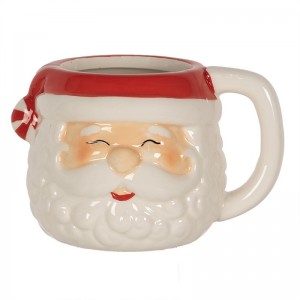 Cana model Craciun "Happy Santa" 450ml, Clayre & Eef 