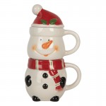 Cana model Craciun "Snowman" 300ml / 375ml, Clayre & Eef Cana model Craciun "Snowman" 300ml / 375ml, Clayre & Eef