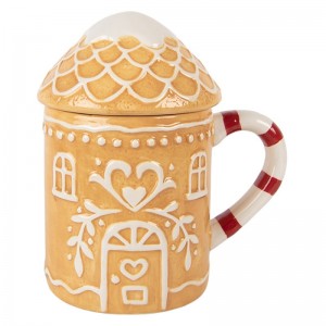 Cana model Craciun "Gingerbread House" 350ml, Clayre & Eef 