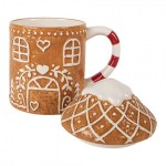 Cana model Craciun "Gingerbread House" 450ml, Clayre & Eef Cana model Craciun "Gingerbread House" 450ml, Clayre & Eef